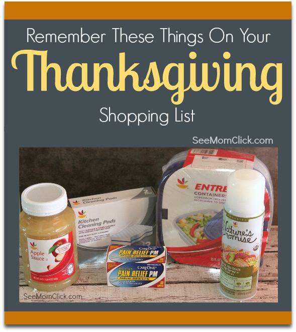 GIANT Food Stores has you covered for all of your holiday needs. You've got the turkey, but don't forget these things on your Thanksgiving shopping list.