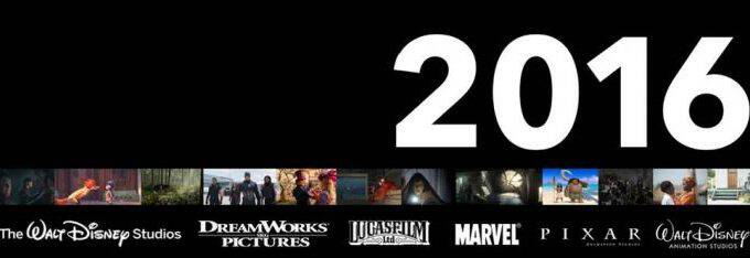 2016 Walt Disney Studios Motion Pictures line-up looks amazing with 14 new films from Disney Animation, Marvel, Dreamworks, Pixar, and Lucasfilm. Wow!
