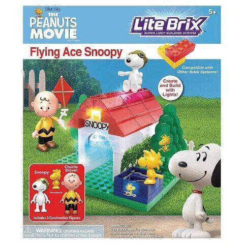 Peanuts Flying Ace Snoopy Lite Brix