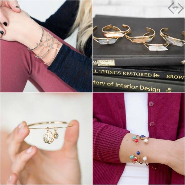 These are so fun! Check out the selection of stacking bangle bracelets on sale for only $5.95, free shipping included from Cents of Style.