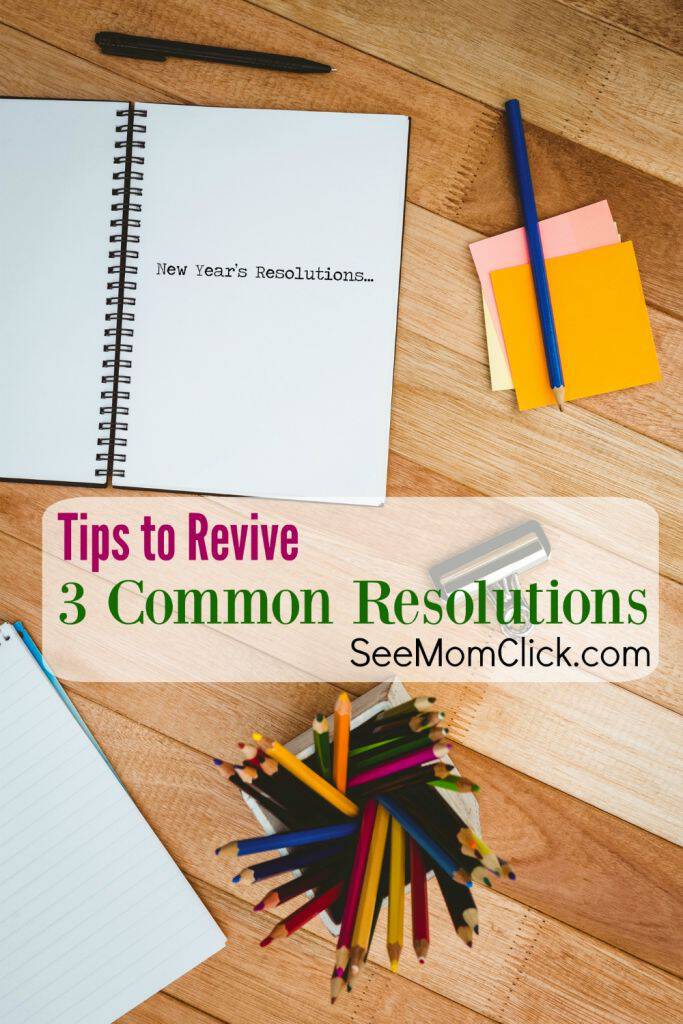 Are we falling off the New Year's Resolution wagon yet? I have some practical tips for reviving 3 of the most common resolutions. Get back on track today!
