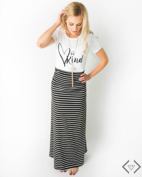 Prep your summer wardrobe with this versatile and comfy striped maxi skirt, only $12.95 shipped from Cents of Style right now!