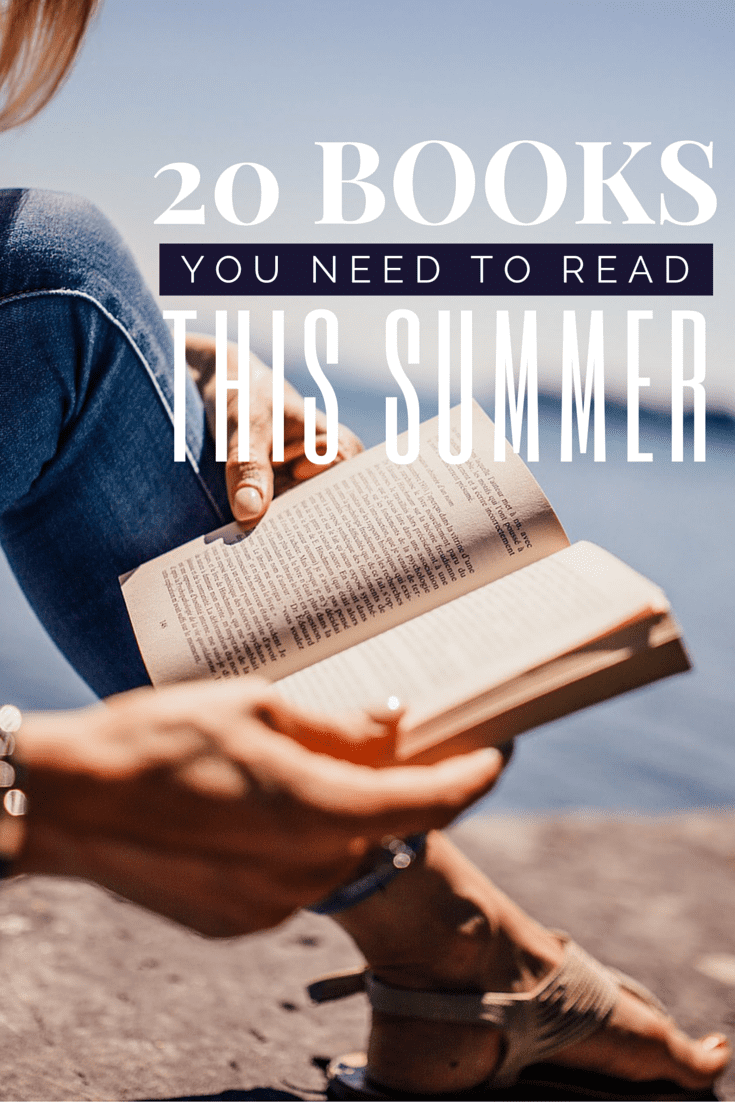 Summer means summer reading! I've got the ultimate list of 20 books you need to read this summer. Find a hammock & a cold drink. Time to read all the books!