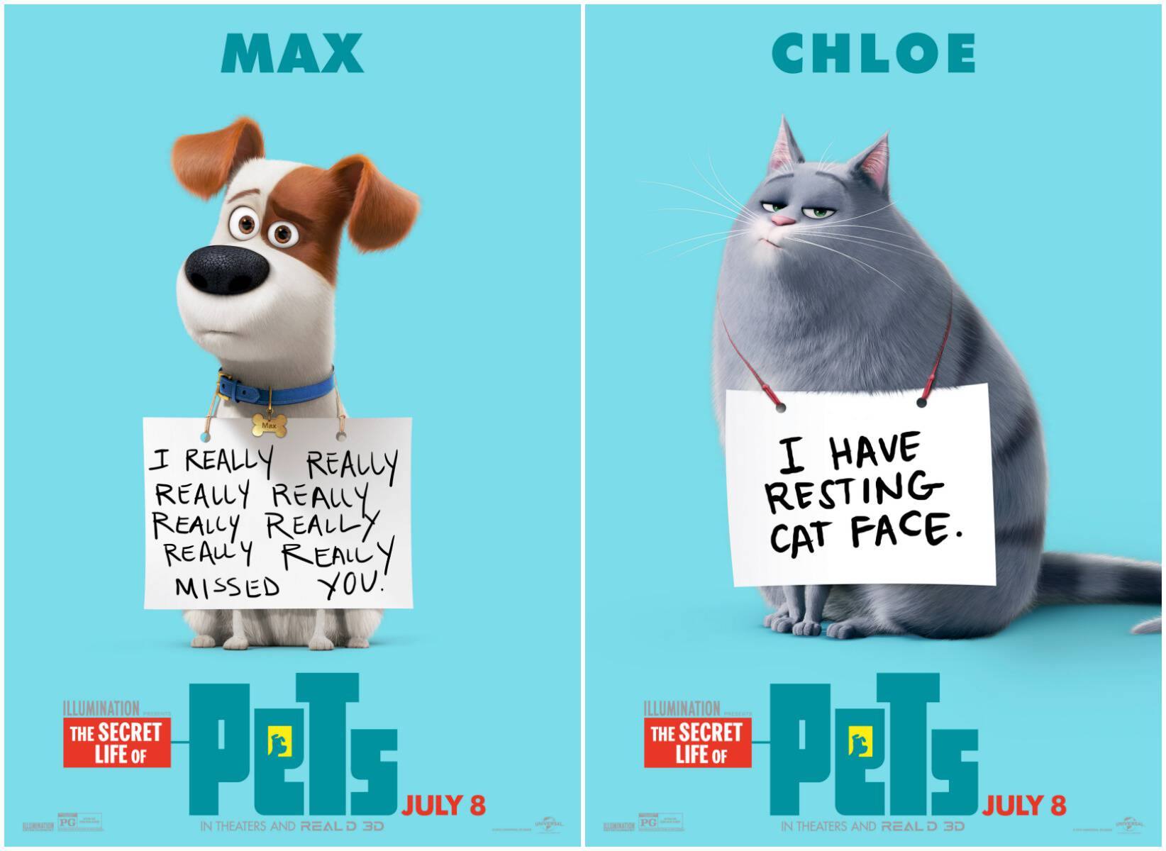 This movie looks hilarious! Get a first look at it in the new THE SECRET LIFE OF PETS trailer! Pet owners, you'll crack up! Coming July 8, 2016.