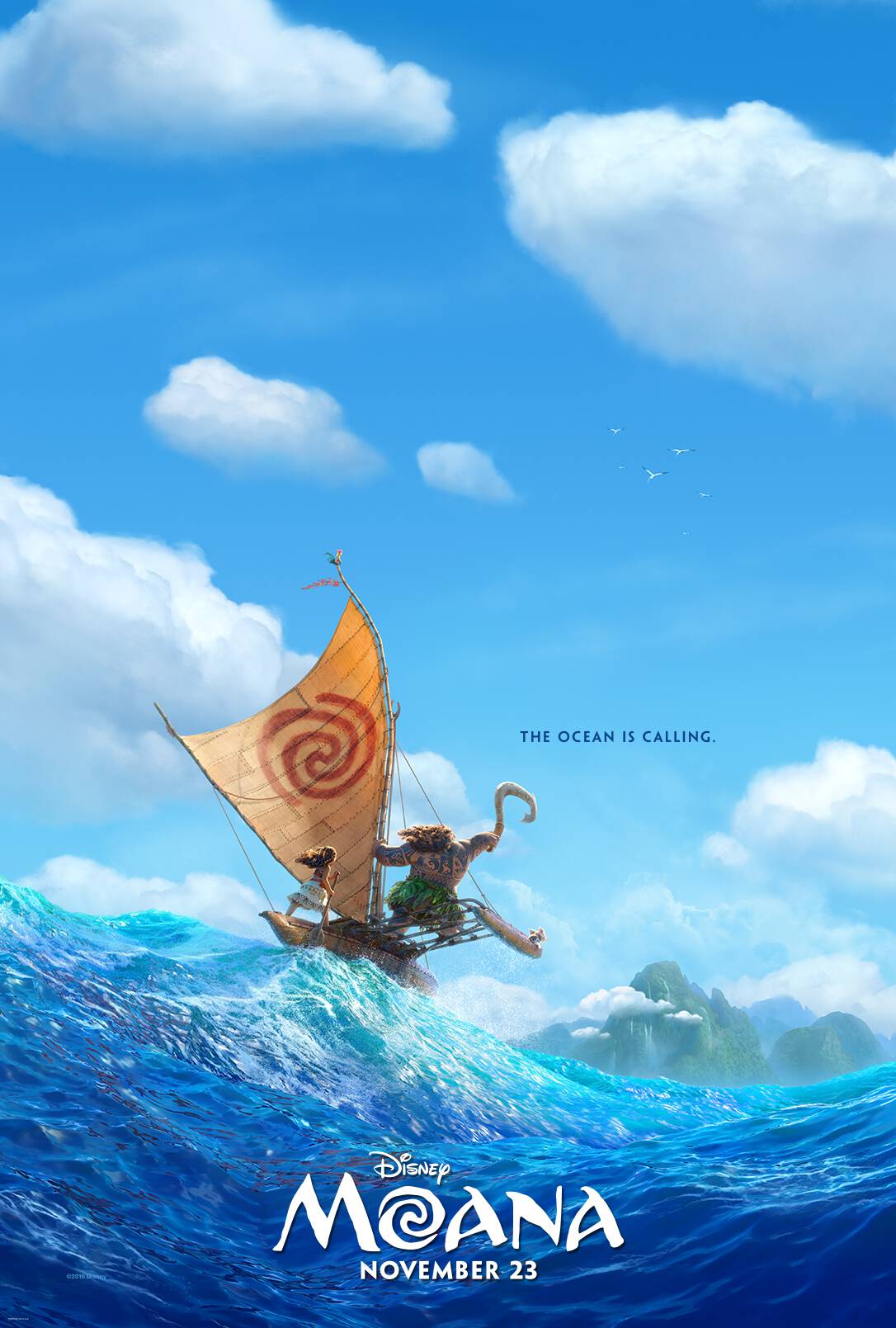 We can't wait for this movie! See the brand new MOANA characters and the fun TV spot. This film hits theaters November 23, 2016. Can't wait!