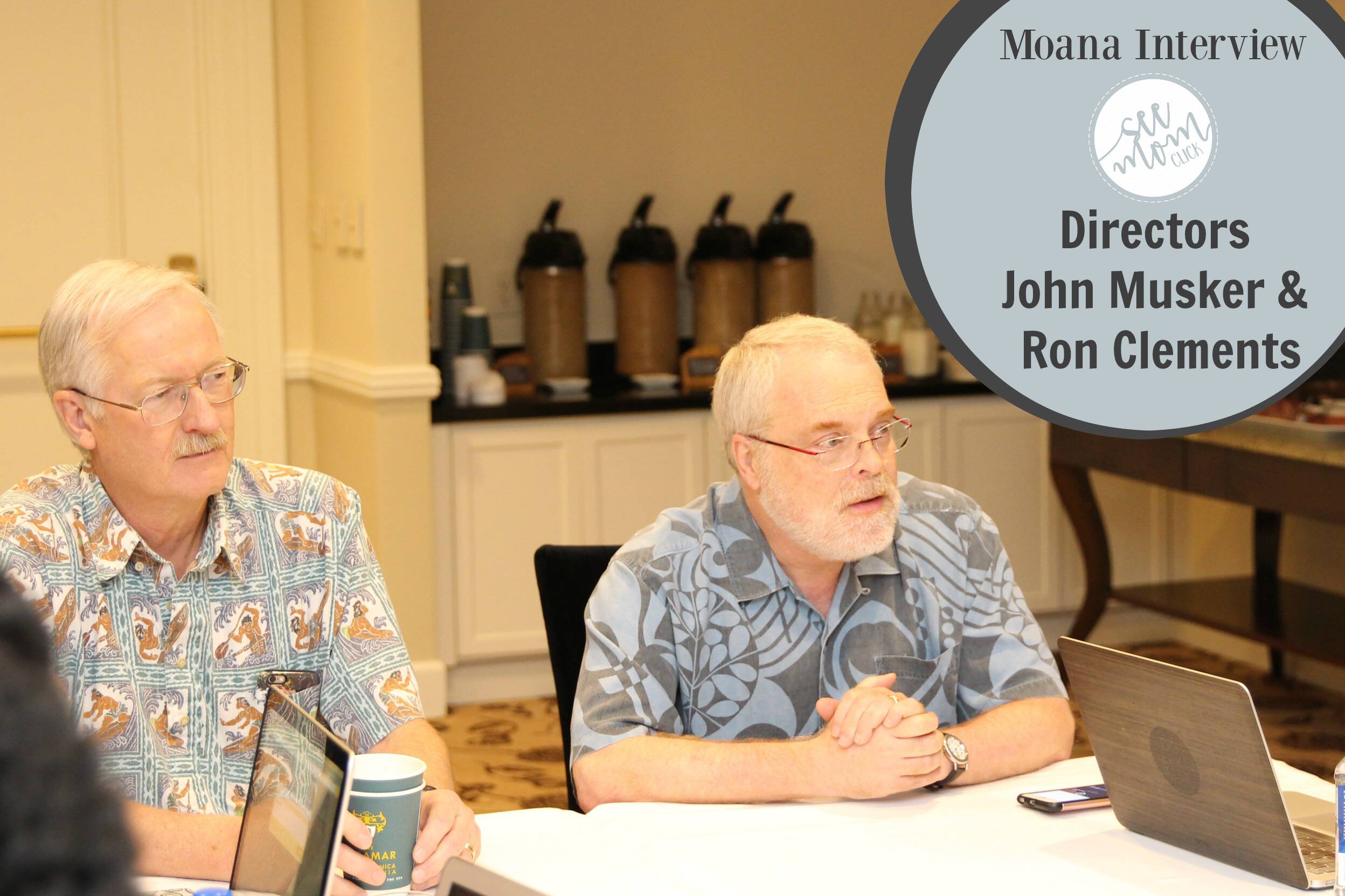 Talk about genius! Here is my exclusive MOANA interview with Directors John Musker and Ron Clements, These two know how to make a Disney movie!