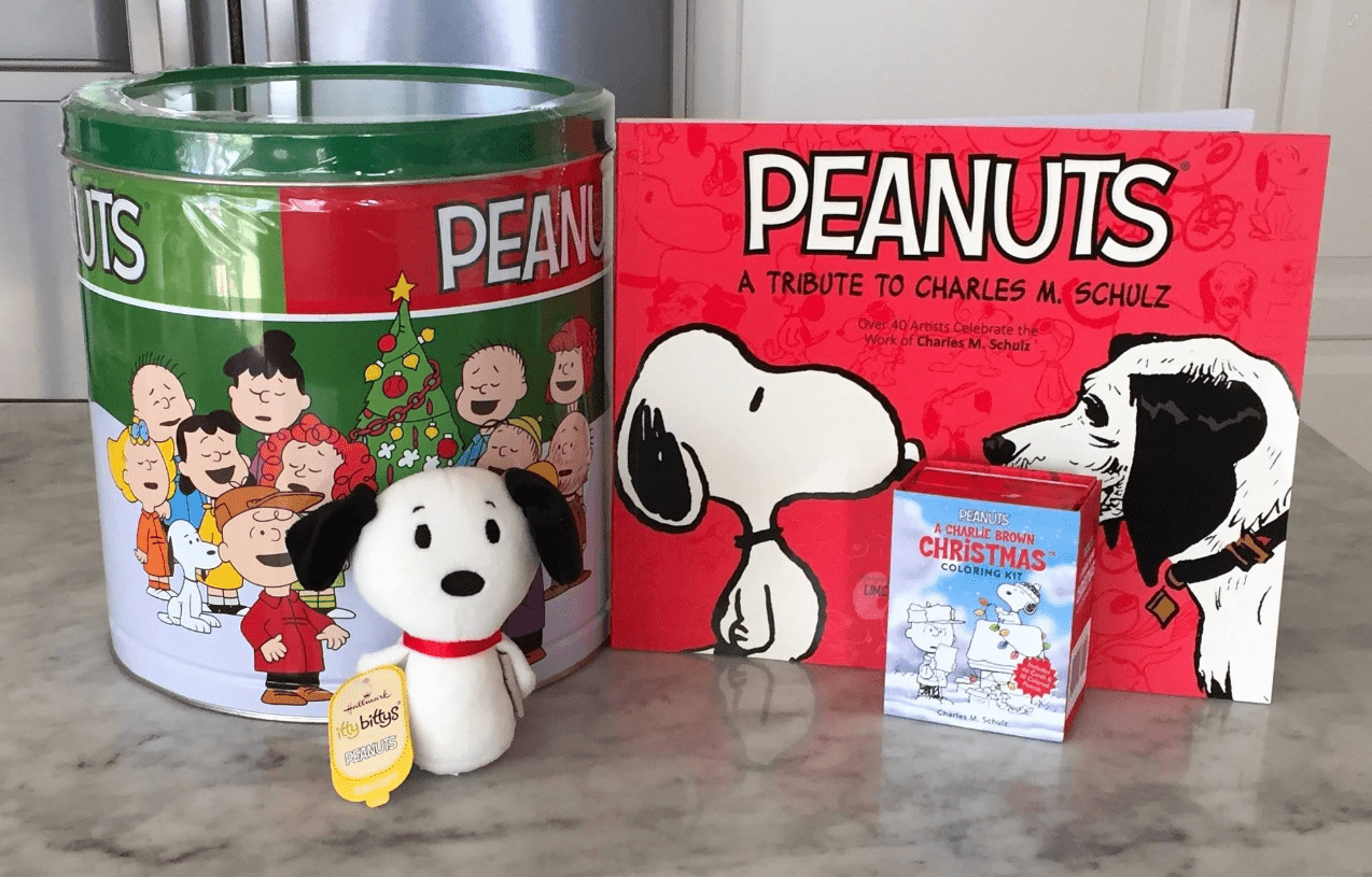 Snoopy and Charlie Brown fans, I have an awesome Peanuts Christmas giveaway for you that includes treats, books, and more!