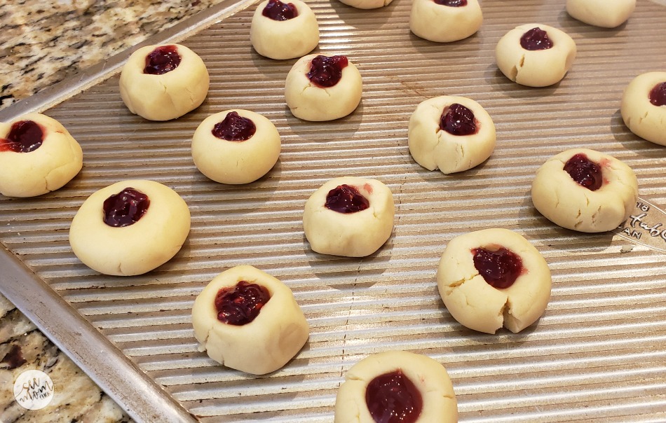 Raspberry Jelly Thumbprint Cookie Recipe See Mom Click