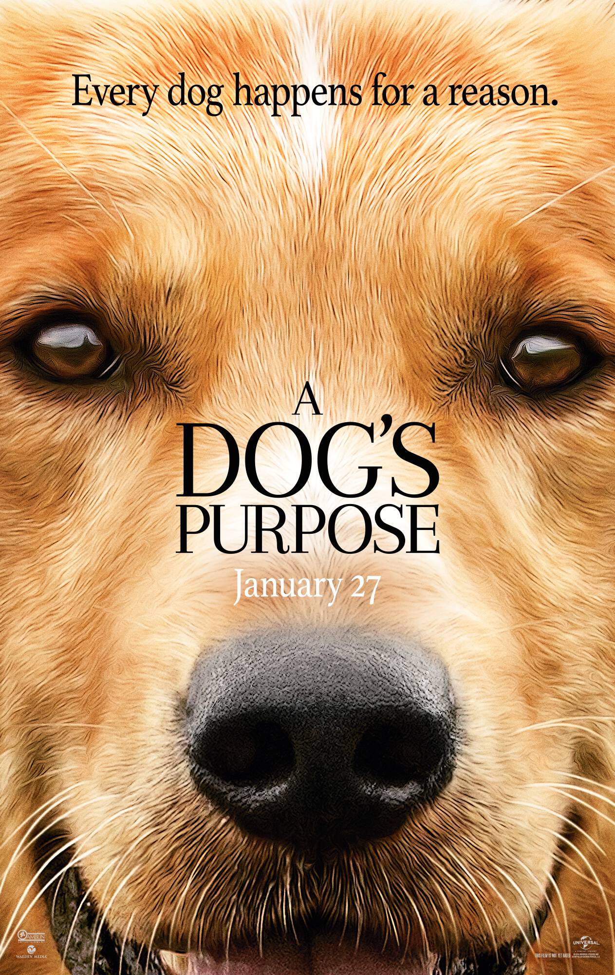 Every dog happens for a reason! What's your dog's purpose? Here's my dog Sam's, plus the scoop on A Dog's Purpose, in theaters January 27!