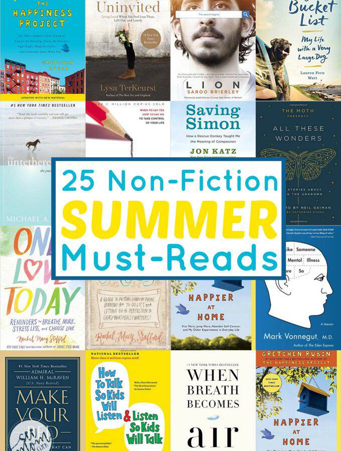 Time to build your summer reading list! The beach, a cold drink, a good book. Ah...Wondering which books to read this summer? Here are 25 non-fiction books you'll love!