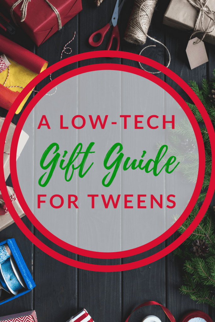 Need some unique ideas for your tween this holiday season? And please, no more electronics! I've got some fun finds my older kids love in this low-tech gift guide for tweens!