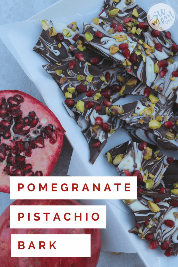 This Pomegranate Pistachio Bark Recipe is so easy to make and as delicious as it is beautiful! It's perfect finger food for a Christmas party or to give as a gift!