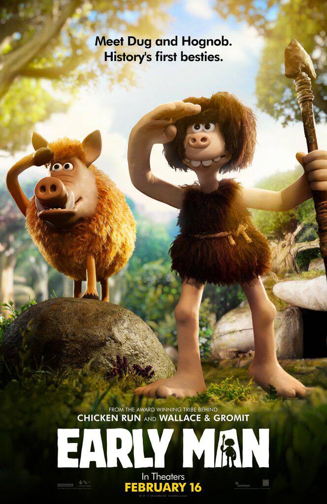 Early Man, the animated family comedy, releases in theaters everywhere on February 16, 2018! I have the trailer, images, and a free printable activity book!