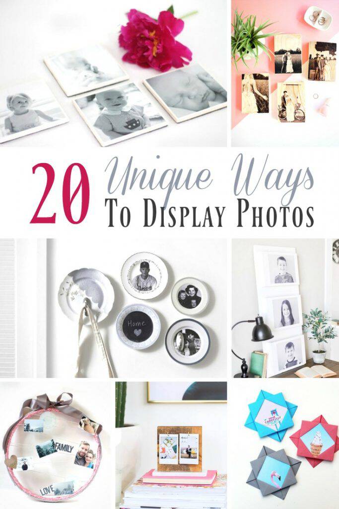 If you're like me, most of the pictures you take just live on your phone. Photo albums are kind of a thing of the past, but it's so nice to preserve a special memory in print, not just digitally. These 20 unique ways to display photos are great inspiration for getting those special pics off the phone and on the wall.