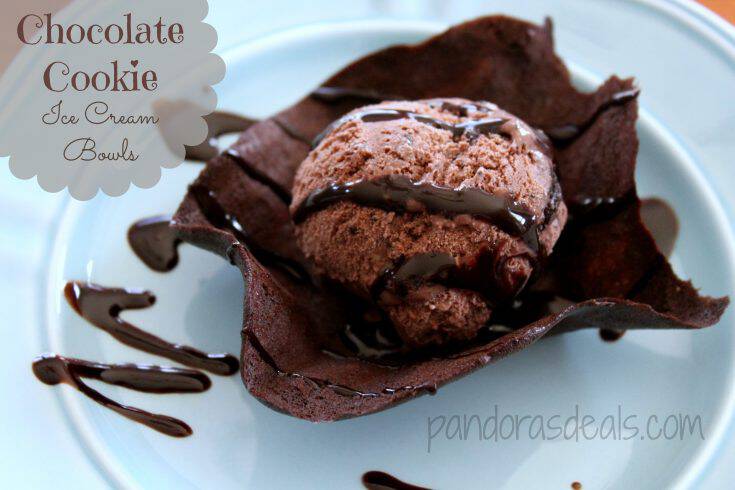 Chocolate Cookie Ice Cream Bowls Recipe