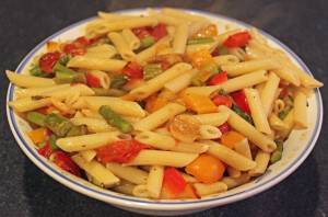 Pasta With Roasted Vegetables
