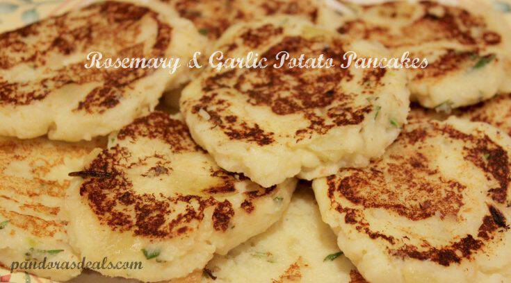 Rosemary and Garlic Potato Pancakes