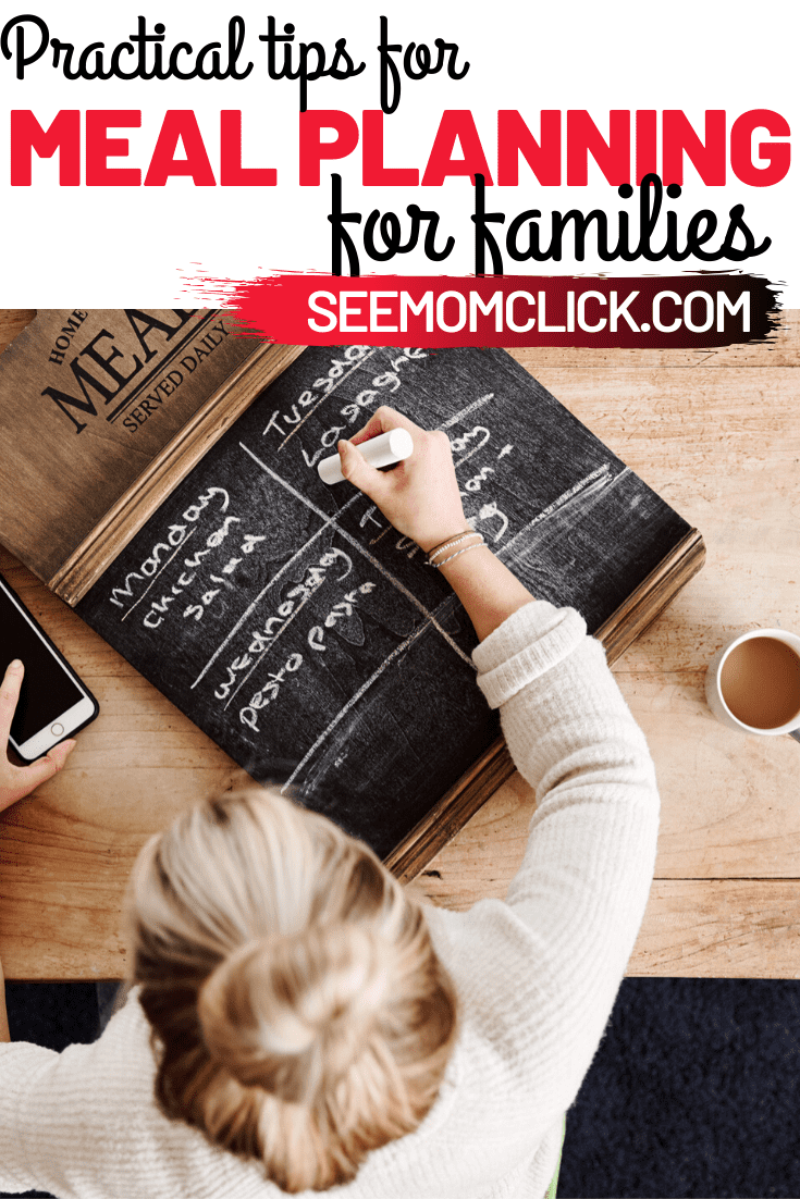 How to Meal Plan for a Family + Free Printable Meal Planner | See Mom Click